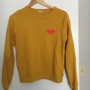 Clare Vivier Marigold Yellow Sweatshirt